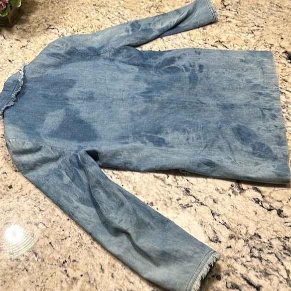 Bloomingdale’s Women’s Denim Blazer Jacket - Picture 12 of 13